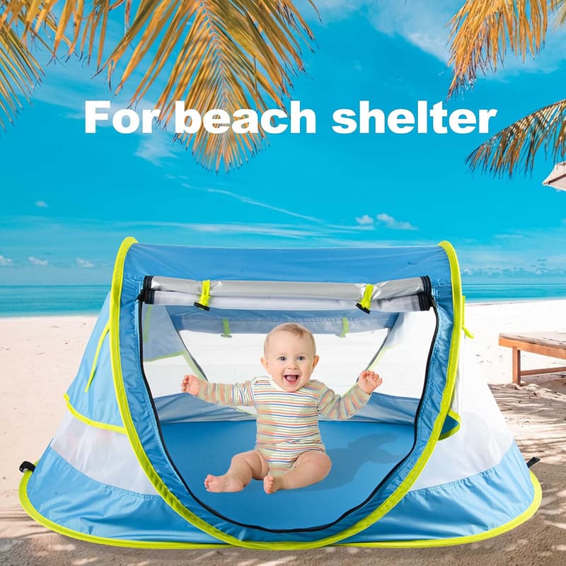 Portable Baby Beach Tent with UPF 50+ Sun Protection