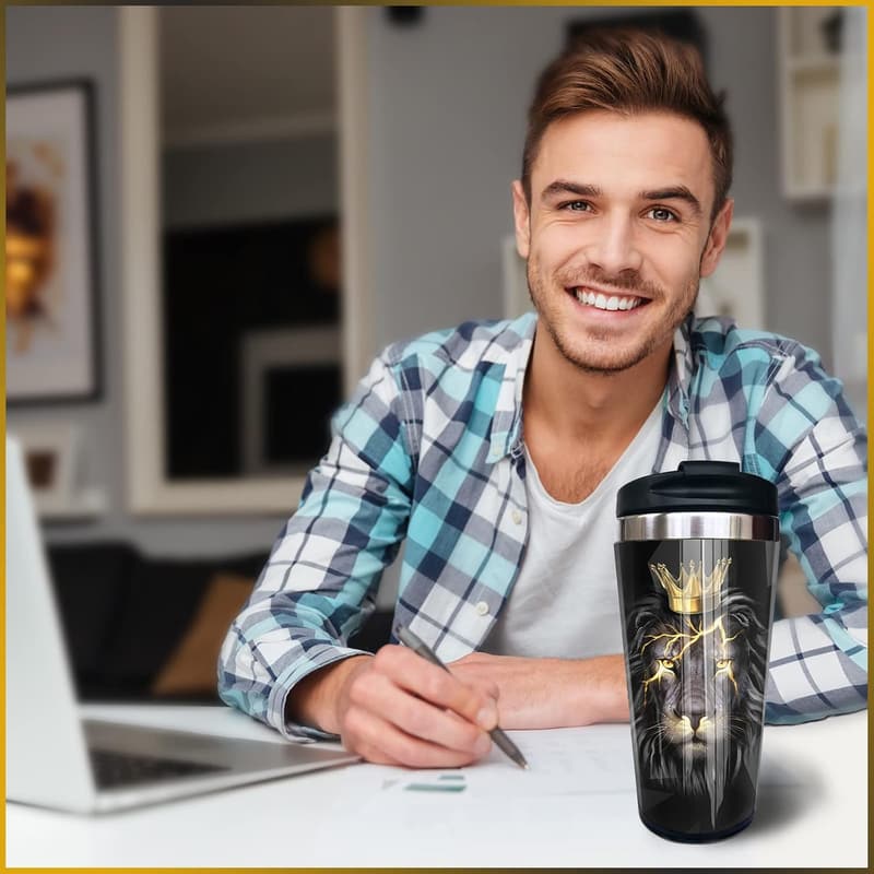Son's Tumbler Mug Gift from Mom for Father's Day, 15oz