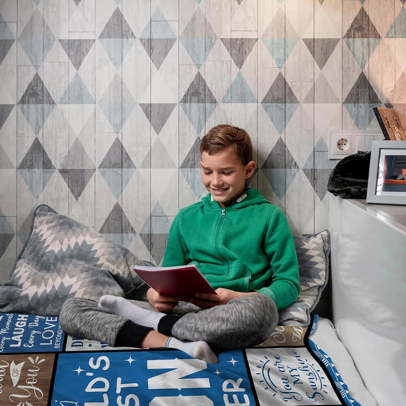 World's Best Son Flannel Blanket - 60