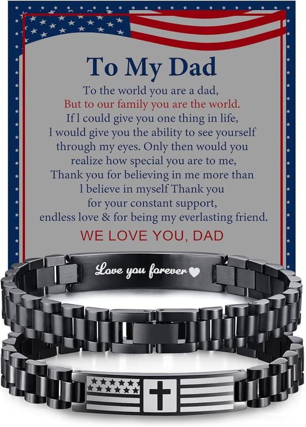 Personalized Christian Faith Engraved Wristband Gift