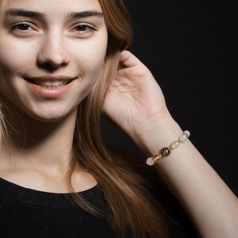 Zodiac Healing Crystal Bracelets for Women - Birthday Gifts