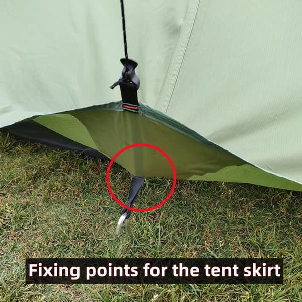 Ultralight 4-Season Backpacking Tent for 2-4 People