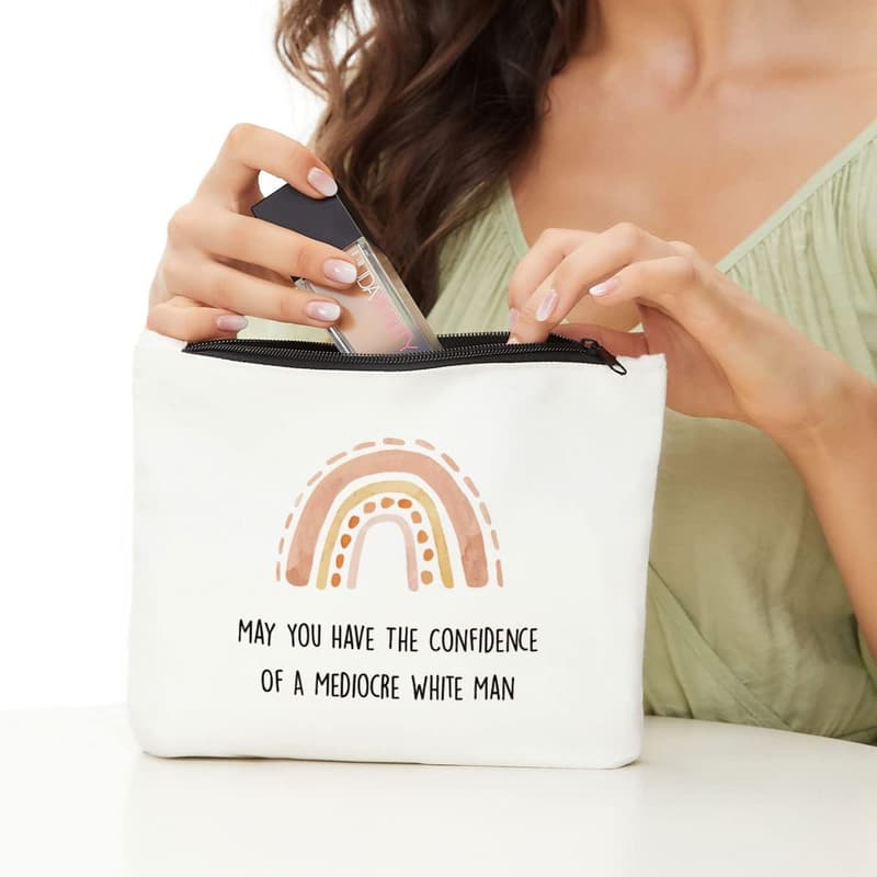 Feminist Makeup Bag for Women - Inspirational Gift