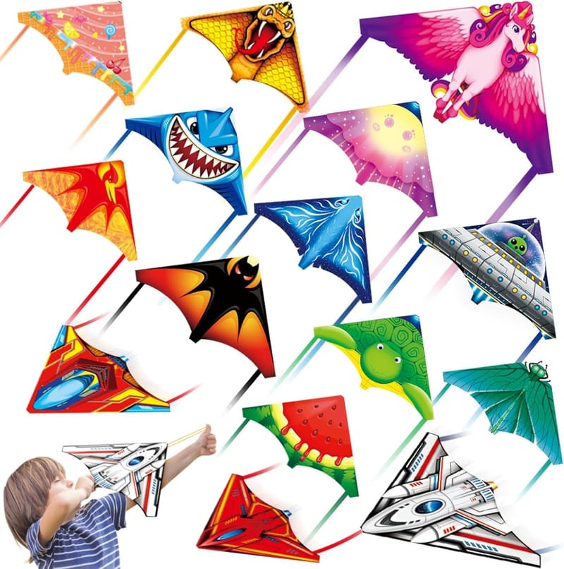 Birthday Party Favors: Mini Kites for Kids Ages 4-12