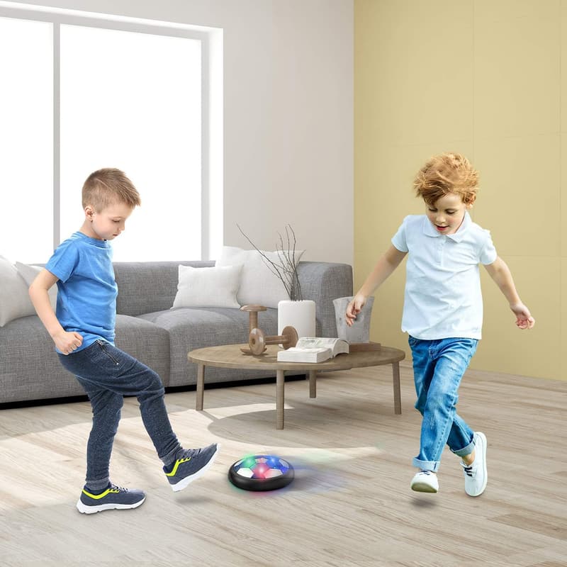 Kids LED Hover Soccer Ball - Air-Powered Indoor/Outdoor Game