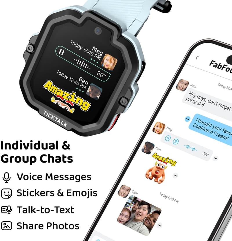 Kids Smart Watch with GPS, Video Calling, & Parental Controls