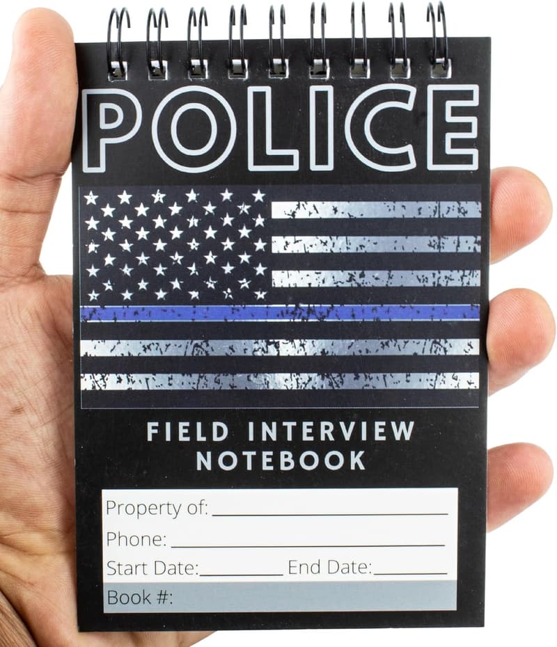 Police Incident Report Notepads – 6-Pack Officer Gear