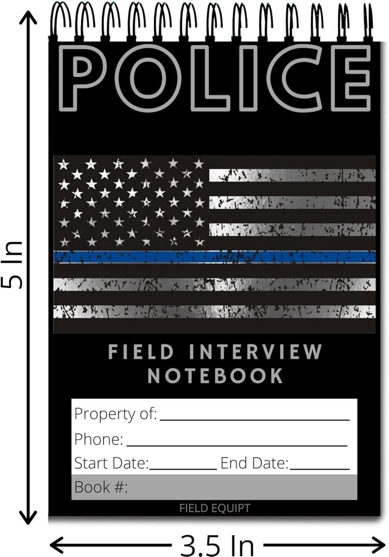Police Incident Report Notepads – 6-Pack Officer Gear