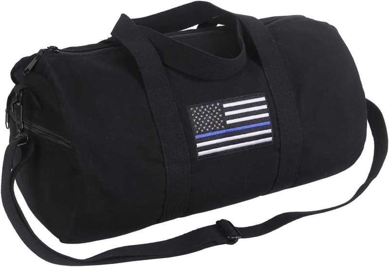Thin Blue Line Canvas Duffle Bag