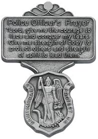 St. Michael Police Officer Prayer Visor Clip