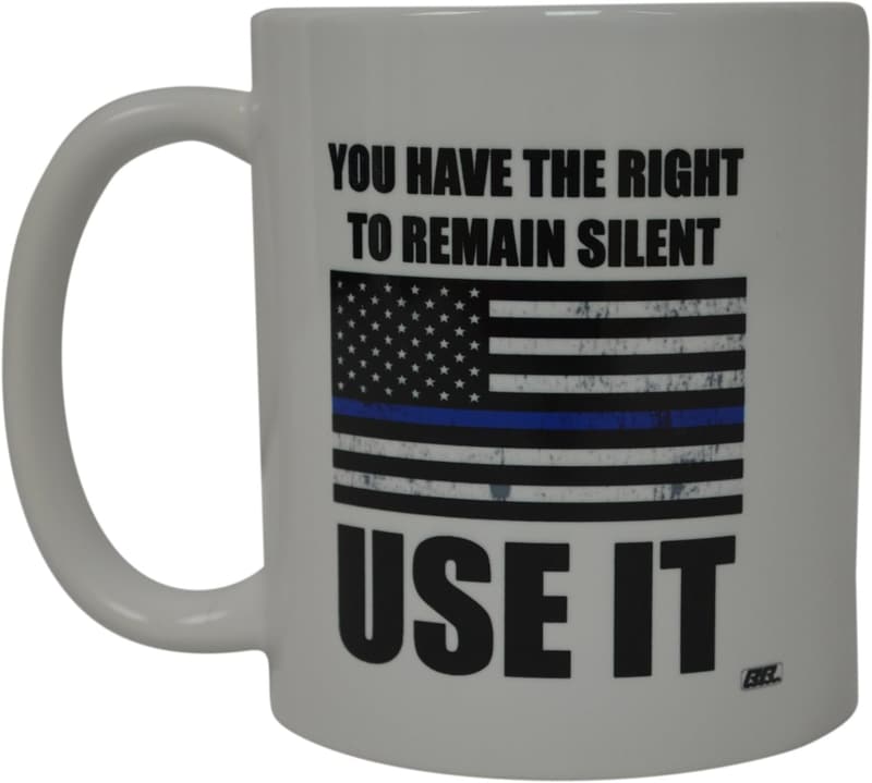 Funny Police Officer Coffee Mug - Novelty Gift for Cops
