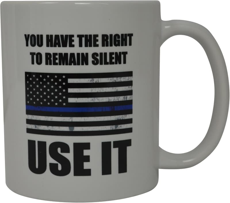 Funny Police Officer Coffee Mug - Novelty Gift for Cops