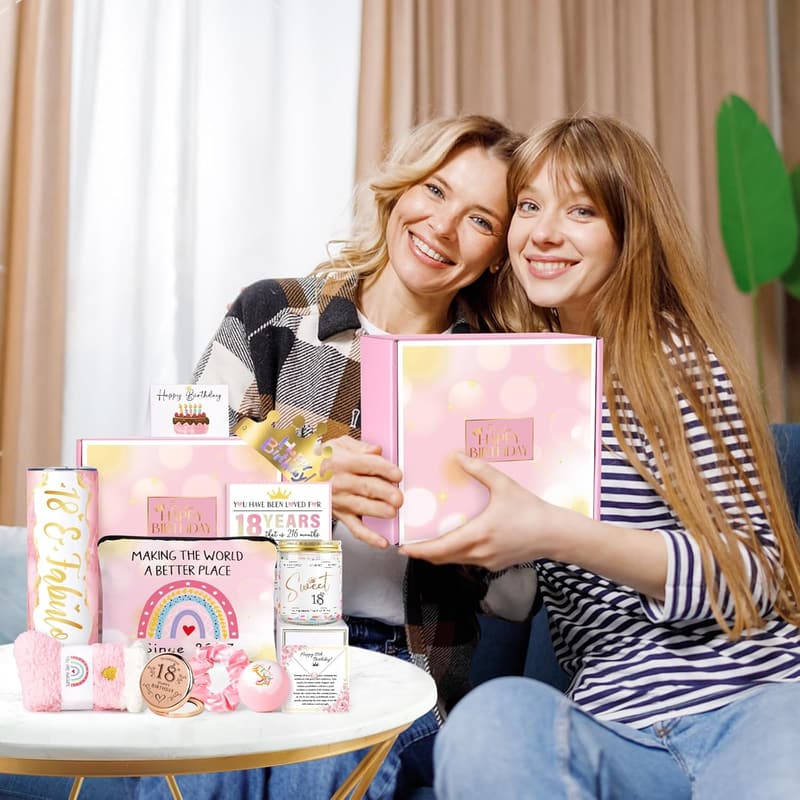 18th Birthday Gift Set for Girls - 11 Trendy Items
