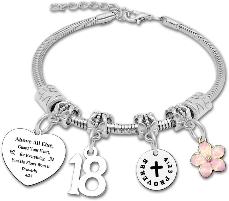 18th Birthday Bracelet for Girls - Jewelry Gift for Teens