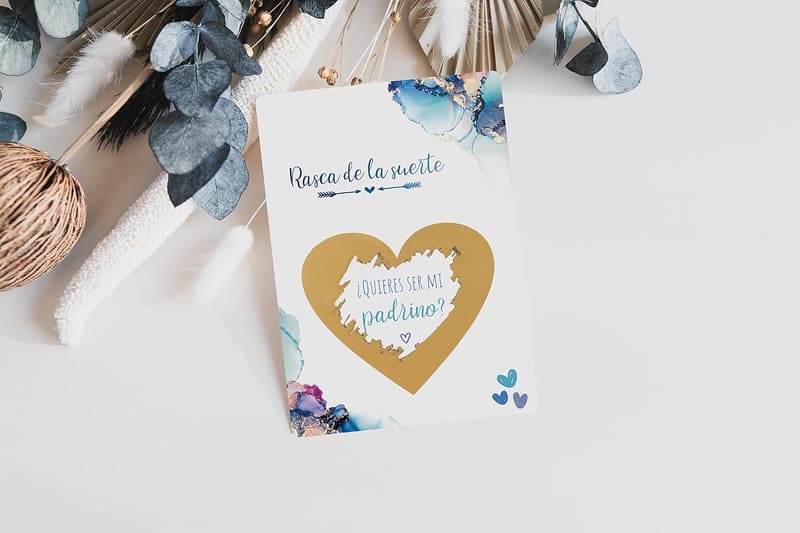 Scratch-Off Card: Will You Be My Godfather? with Envelope