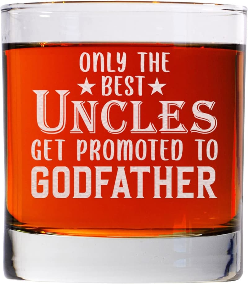 Godfather Whiskey Glass - Special Gift for Baptism or Communion