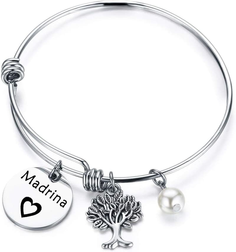 Thank You Keychain for Godparents - First Communion Gift