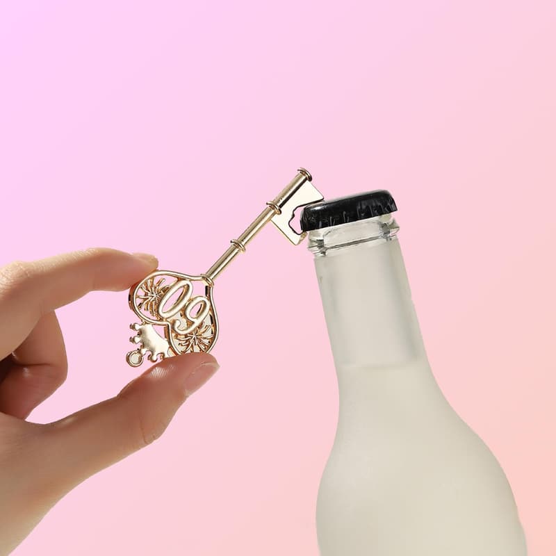 60th Birthday Key Bottle Opener Favors - Set of 24