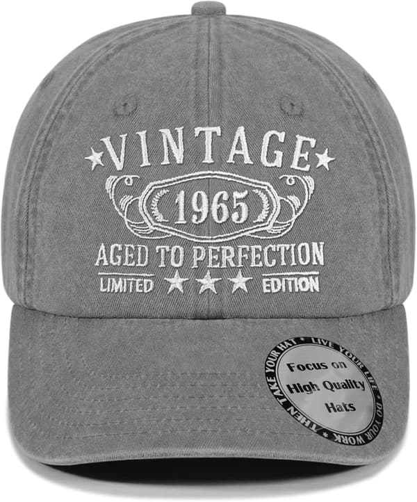 Personalized Vintage Hat for 30th-100th Birthday
