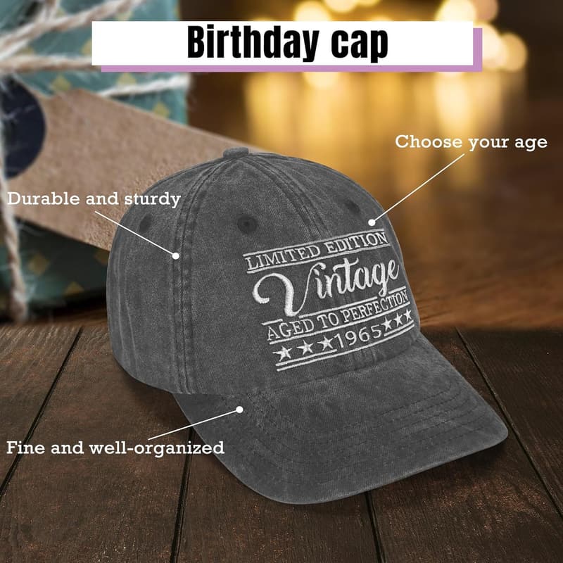 Vintage Hat for Him or Her - Perfect Birthday Gift