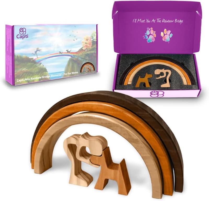 Rainbow Bridge Pet Memorial Keepsake for Dog Parents