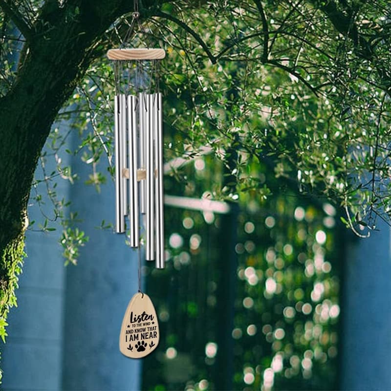 Pet Remembrance Wind Chime - Sympathy Gift for Garden Decor