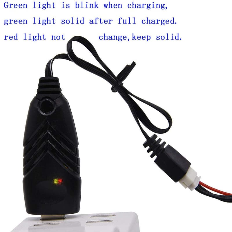 11.1V USB Charger Cable for RC Vehicles and Drones - 2 Pack