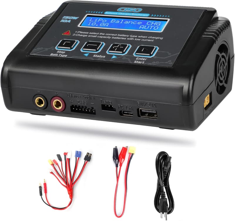 150W Smart Balance Charger for 1S-6S RC Batteries