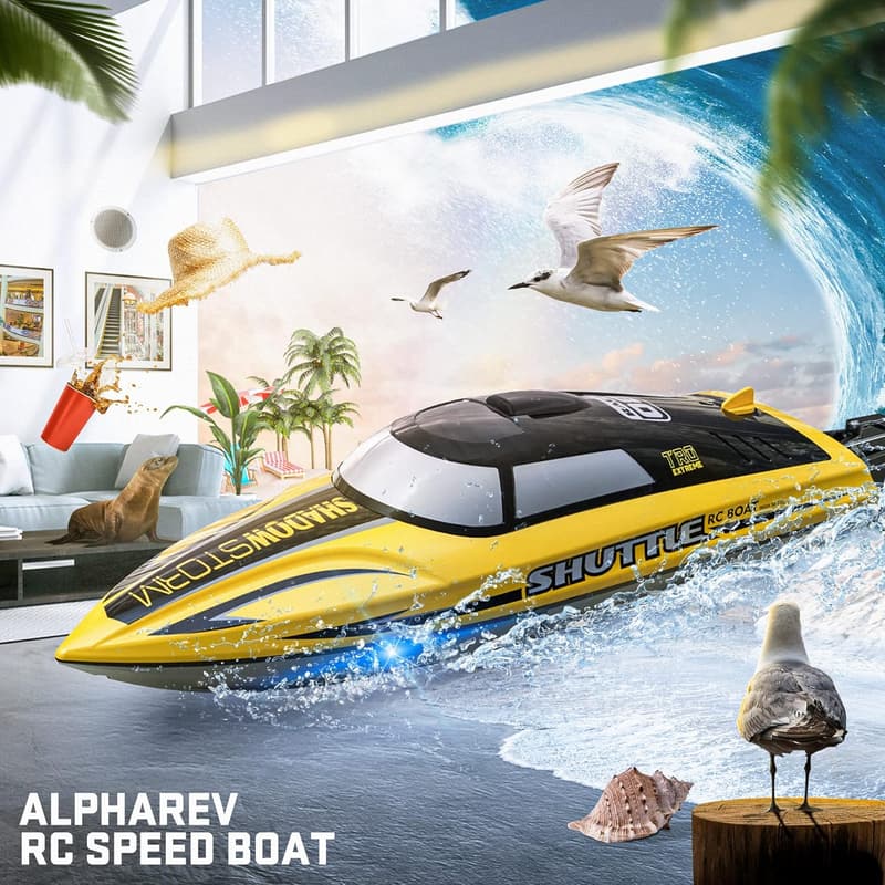 Fast Remote Control Boat - R208 20+ MPH with Rechargeable Battery