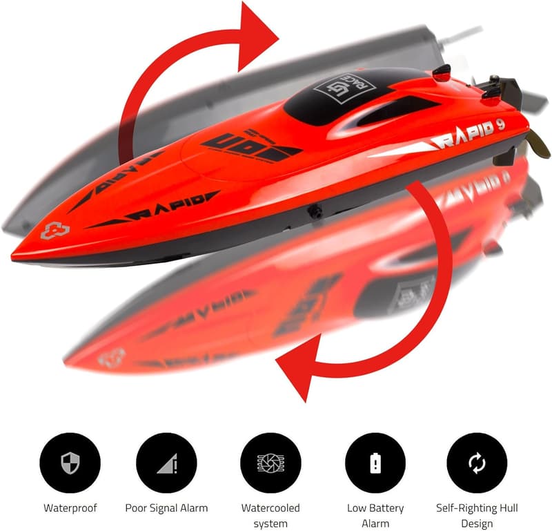 High-Speed RC Racing Boat for Adults and Kids - 30KM/H