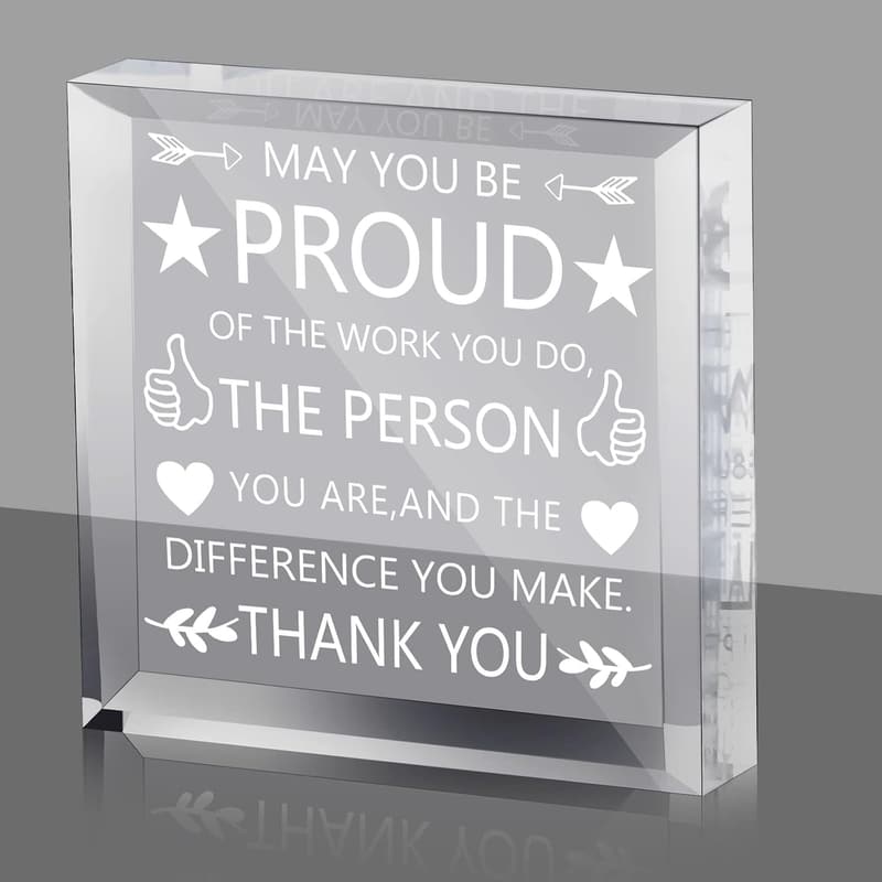 Coworker Farewell Acrylic Sign - Employee Appreciation Gift