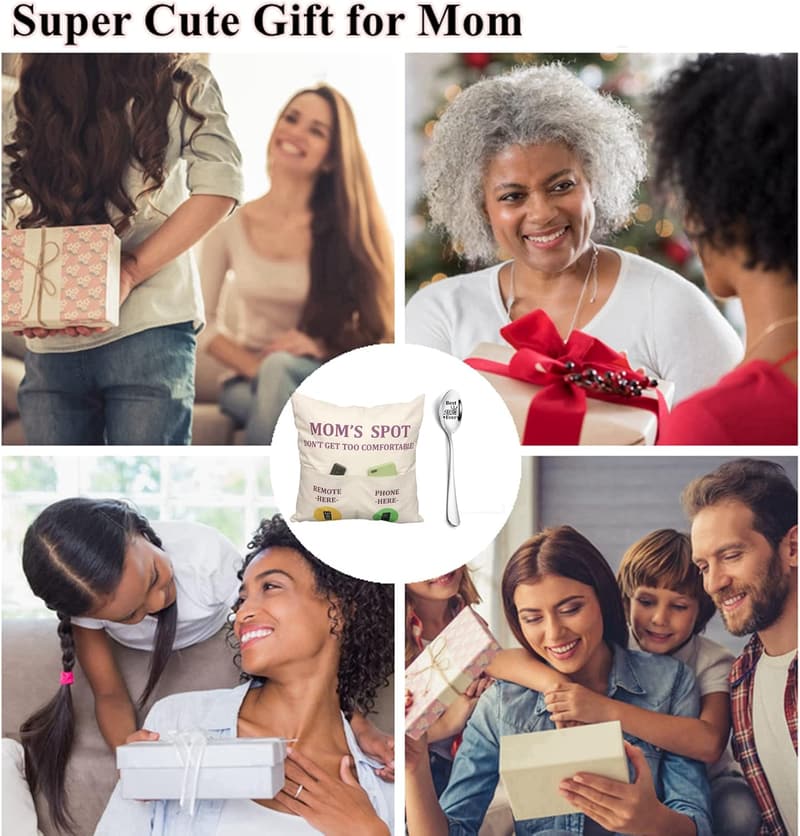 Birthday Gifts for Mom: 2-Pocket Throw Pillow Covers, 18