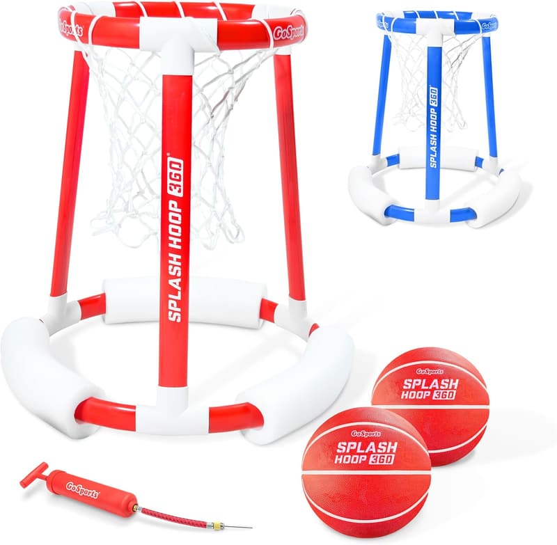 GoSports Splash Hoop 360 Floating Pool Basketball Set