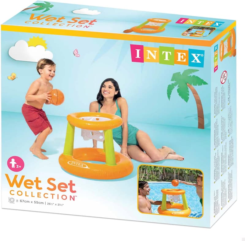 Intex Floating Hoops for Water Play, Multicolor, 67 cm