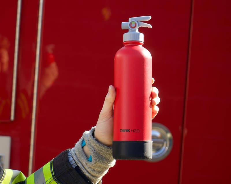 Firefighter Water Bottle – 700mL Stainless Steel, Insulated