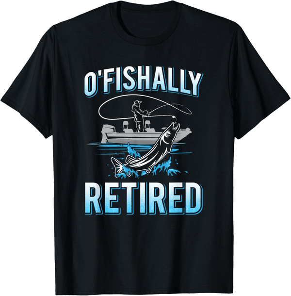 Retirement Funny Fishing T-Shirt for Men