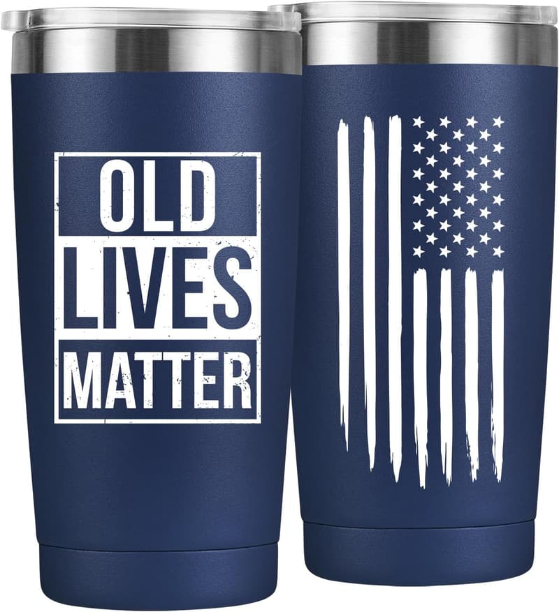 Retirement Gift: Funny Insulated Coffee Mug for Dad/Grandpa