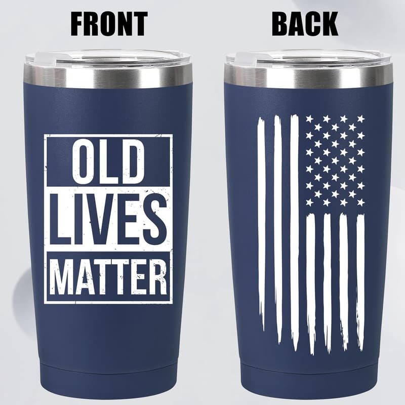Retirement Gift: Funny Insulated Coffee Mug for Dad/Grandpa