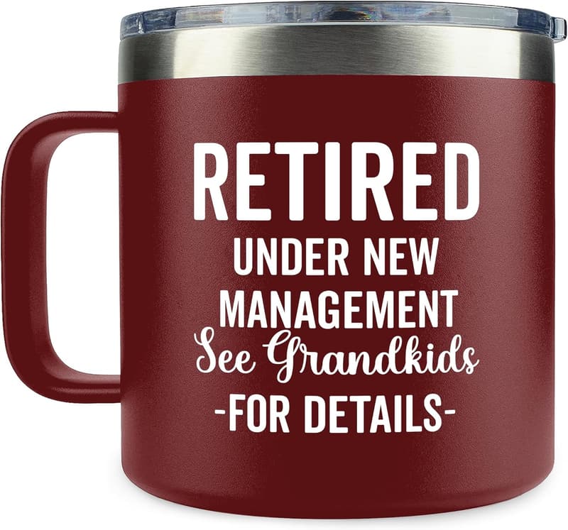 Happy Retirement Coffee Mug for Women - 14 oz
