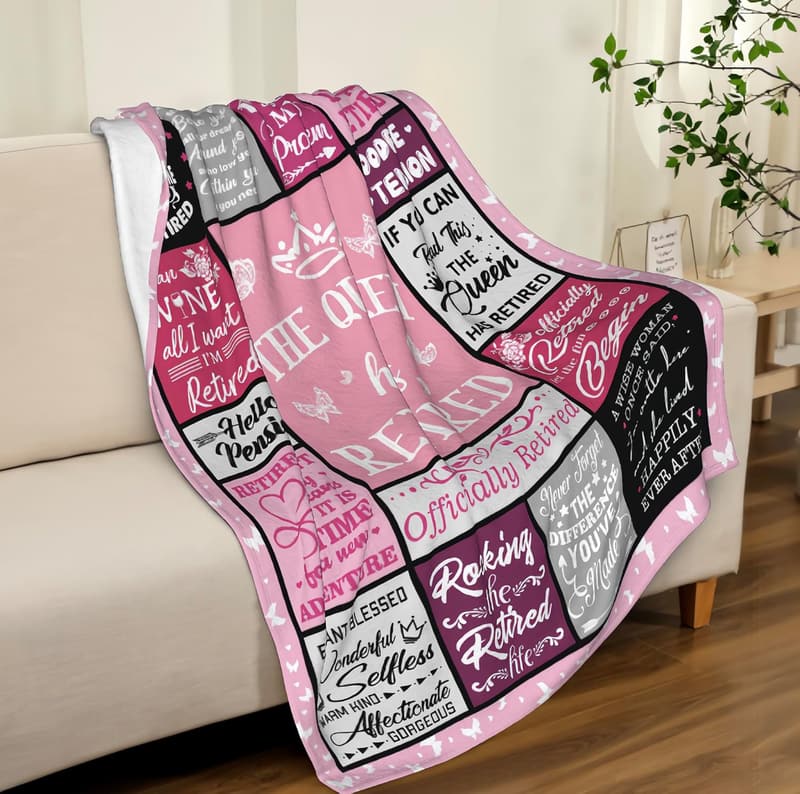 2025 Retirement Blanket Gift for Coworkers - 60