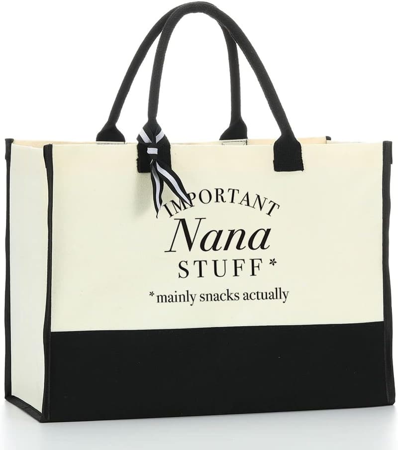Personalized Waterproof Canvas Tote Bag for Women