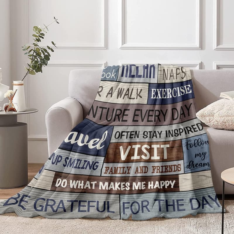 Retirement Blanket Gift for Men and Women, 50