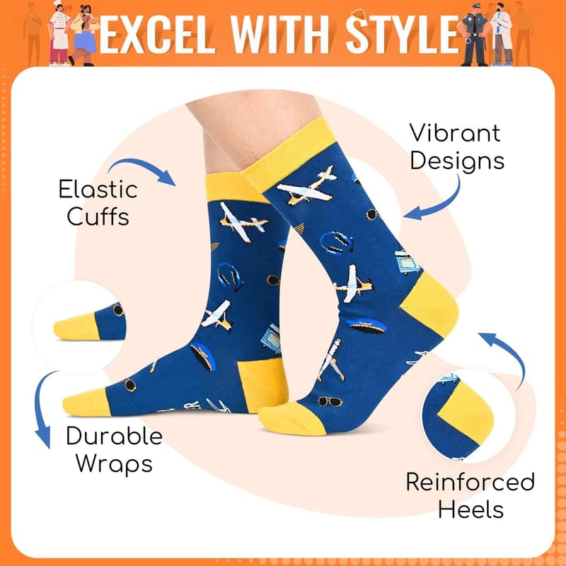 Gifts for Professionals - Fun Socks for Men & Women