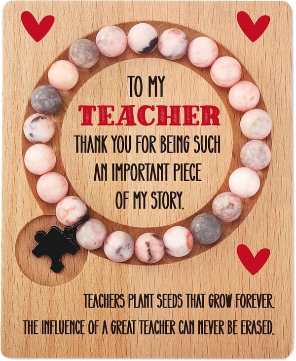 Teacher Appreciation End-of-Year Bracelet for Women