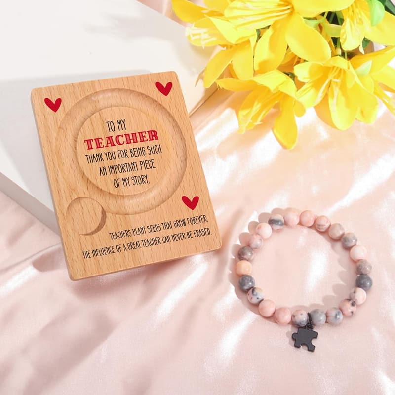 Teacher Appreciation End-of-Year Bracelet for Women
