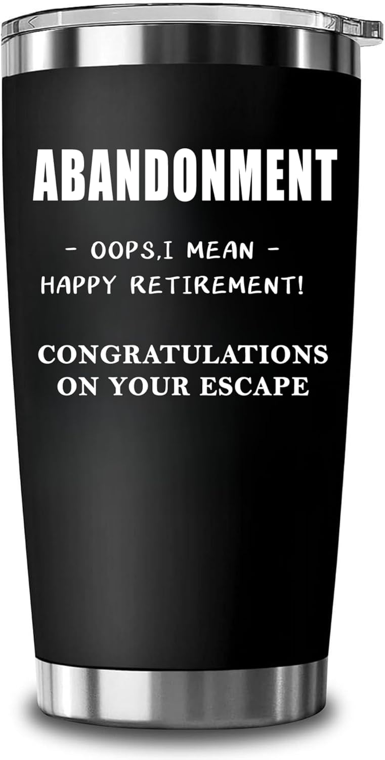 Retirement Party Stainless Steel 20oz Tumbler for All