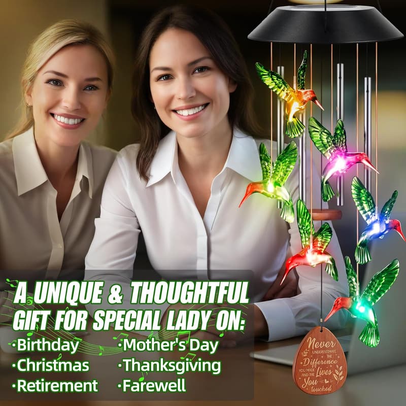 Administrative Professional Day Solar Wind Chimes for Women