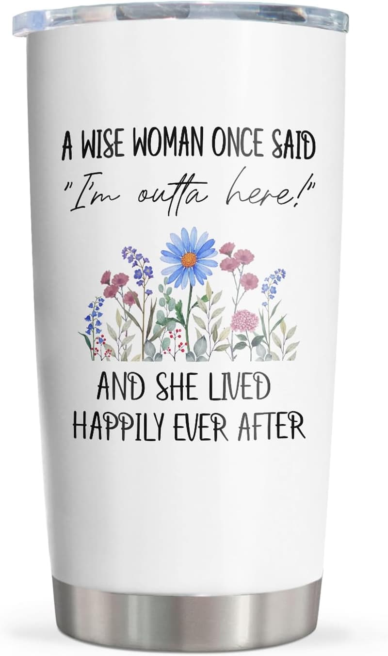 Retirement Gift for Women - 20oz Tumbler Cup