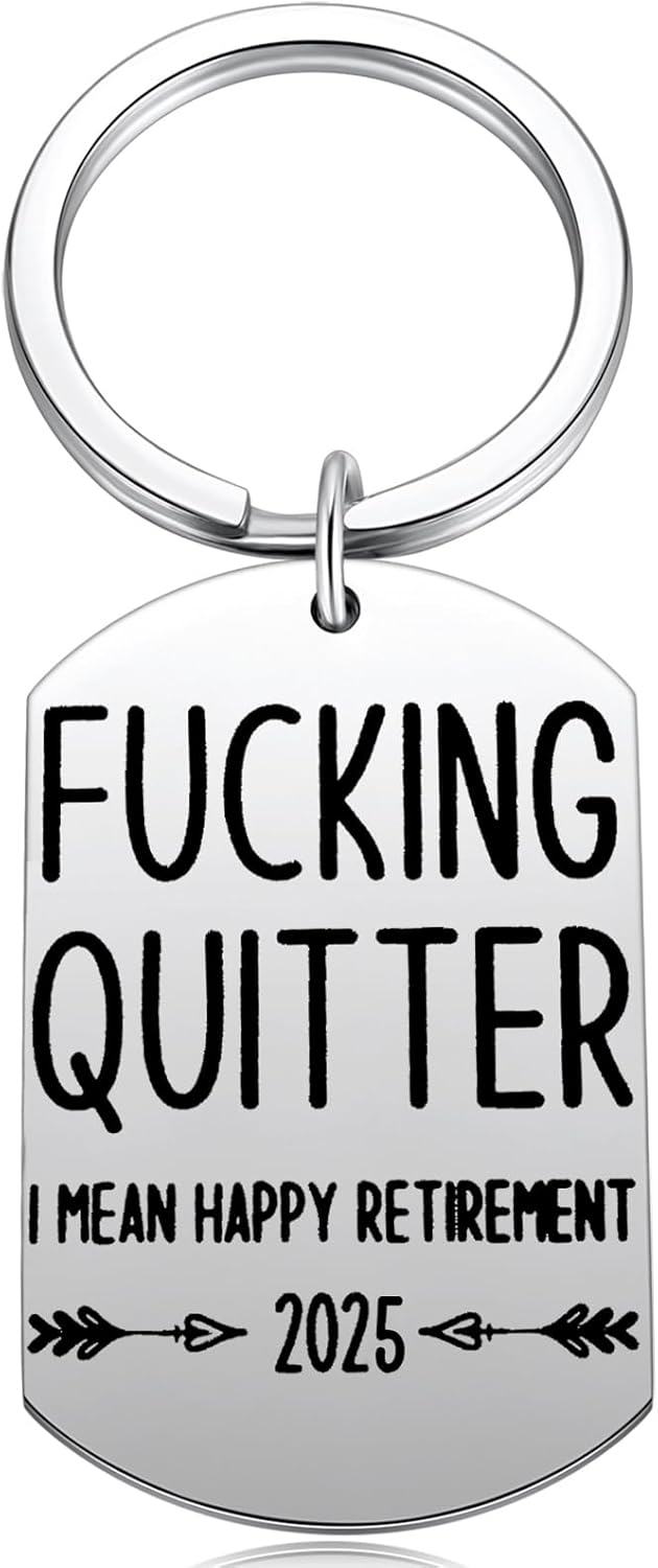 Retirement Keychain Gift - 