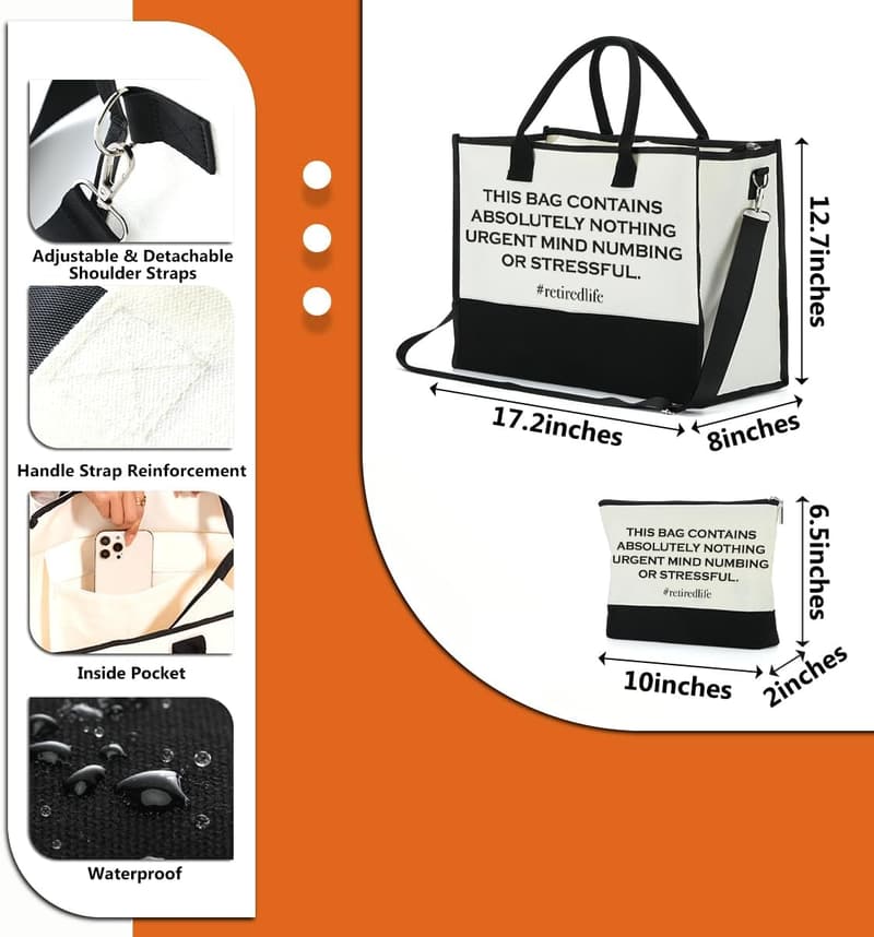 Mothers Day Witchy Tote & Makeup Bags for Women